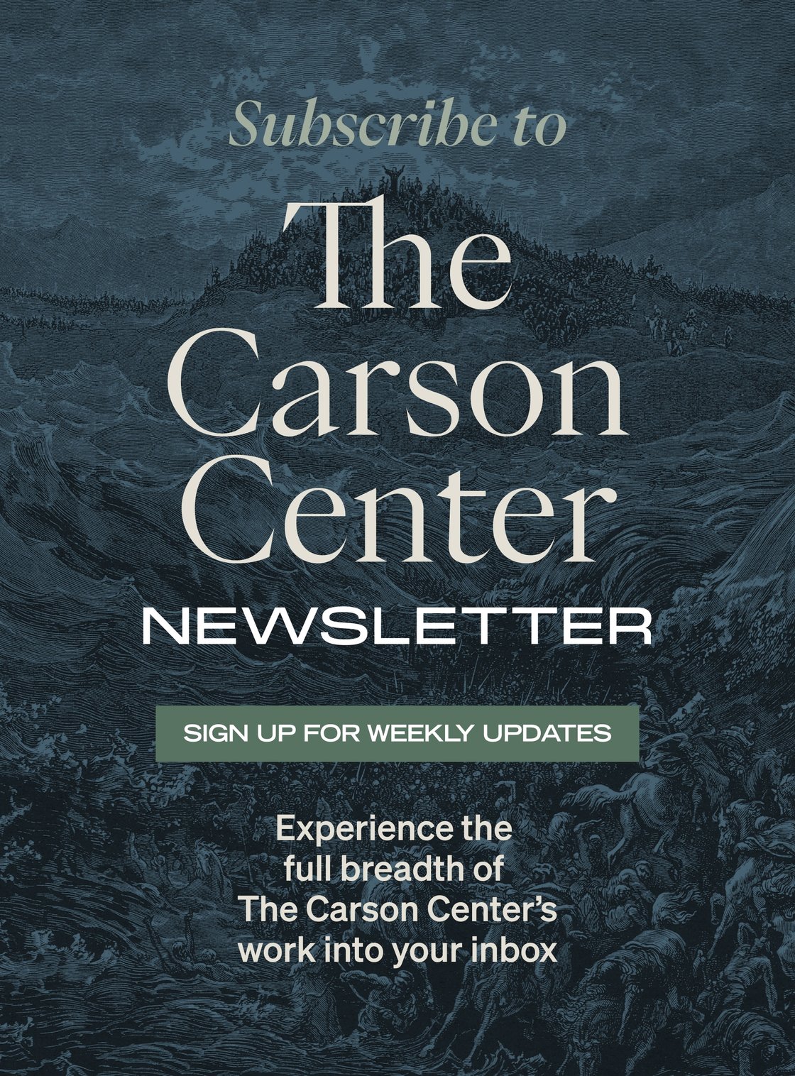 Carson Center Newsletter Email Graphic